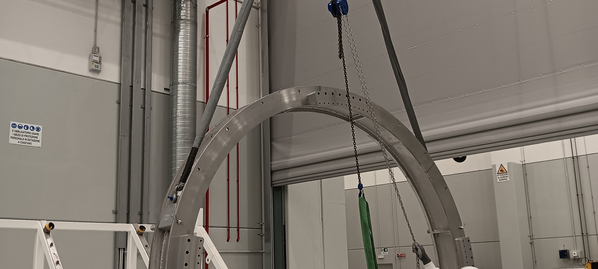 ANNEAUX DE MANUTENTION ET D'INTÉGRATION POUR LE MODULE I-HAB