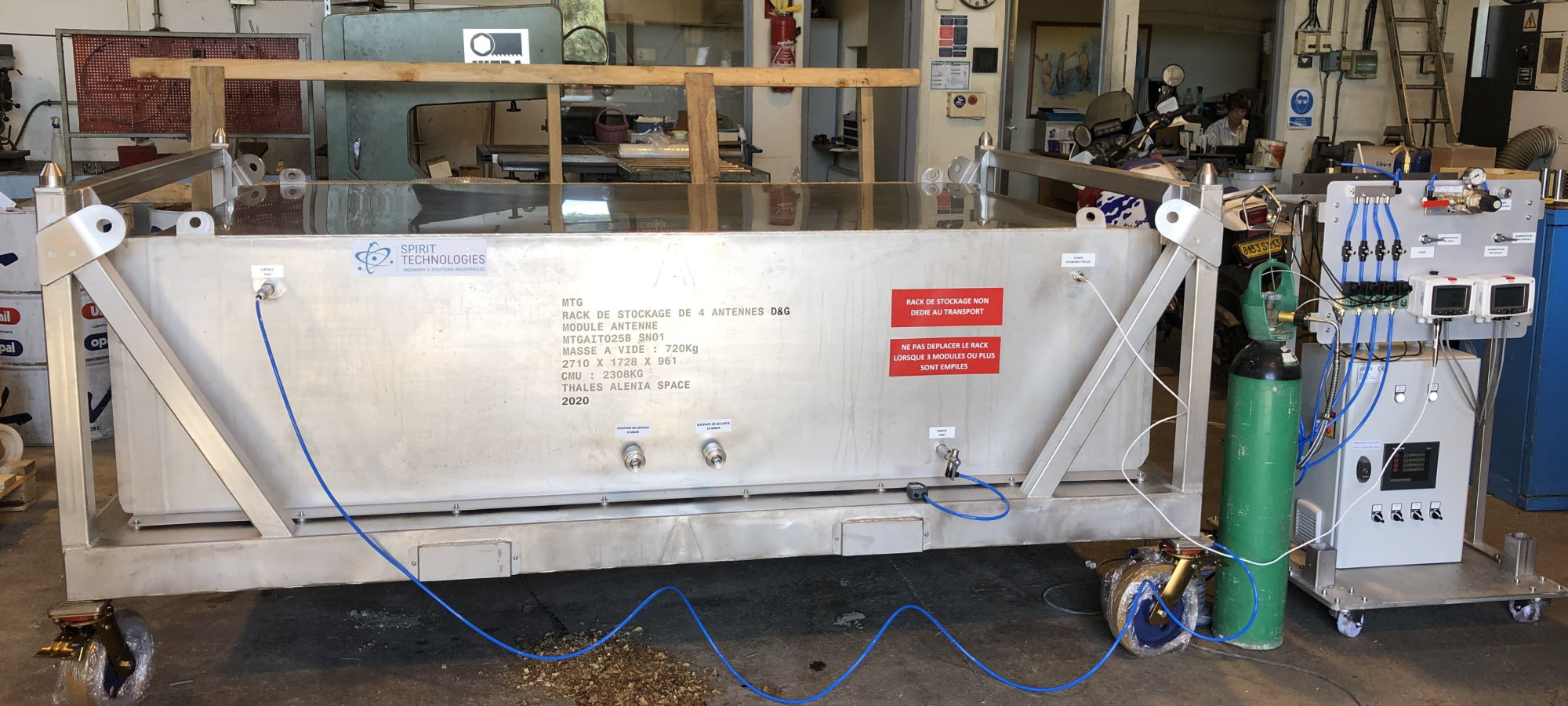 Conteneurs de stockage sous azote contrôlé